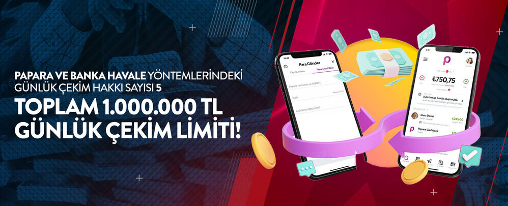 GÜNLÜK 5 DEFA ÇEKİM HAKKI MARSBAHİS'TE!