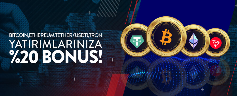 Kripto Yatırımlarınıza %20 Bonus!